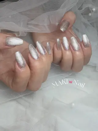 ネイル MAKI💎綺麗め 大人可愛い/堺筋本町のネイルデザイン