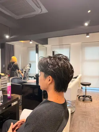 ショート パーマ レイヤー/艶カラー ROKUのヘアスタイル