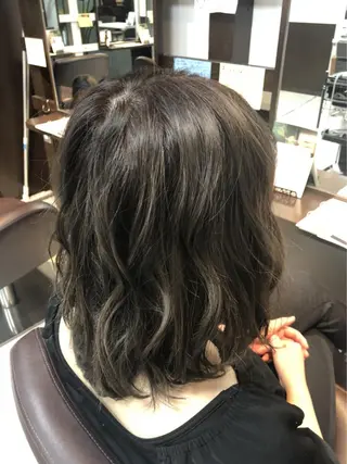 ミディアム カラー ✨髪質改善＆ボブ✨ 近藤 凌のヘアスタイル