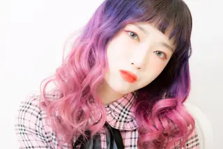セミロング カラー ✨️眉毛、派手髪、 ハイトーンShinの眉毛・アイブロウイメージ