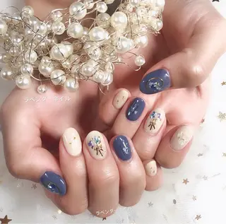 ネイル ラベンダー💖日暮里 ルル💖ネイルのネイルデザイン