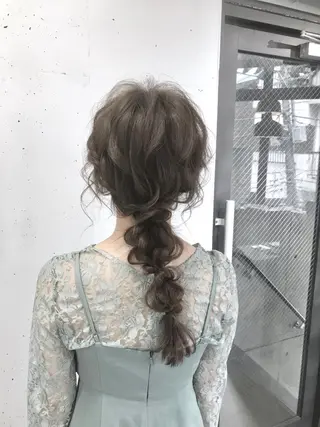 ロング ヘアアレンジ 新井 広樹のヘアスタイル