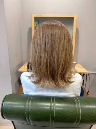 ミディアム カラー 白髪ぼかし/ショート 特化🌟サトウユキのヘアスタイル