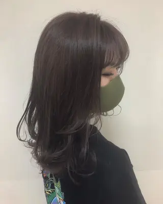 セミロング カラー ヘアアレンジ enurk店 🍋 M I K U  *のその他イメージ
