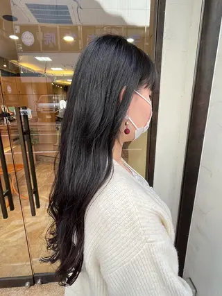 ロング 田畑 優希のヘアスタイル