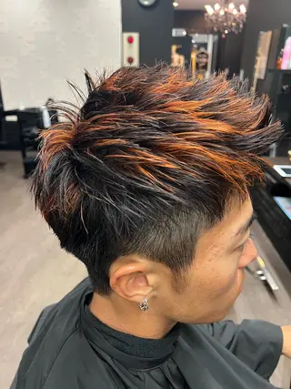 ショート カラー メンズ Hair salon Liebe YUTAのヘアスタイル