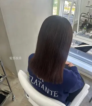 セミロング aisa ／札幌／艶カラー🎀のヘアスタイル