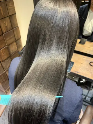 セミロング カラー レイヤーカット/ 髪質改善/安田憲哉のヘアスタイル