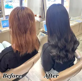 ヘアメ🎀推しカラー 🥣横浜/しほ🧸のヘアスタイル