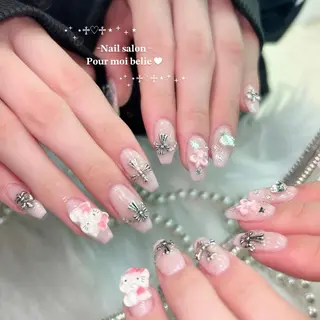 ネイル 【岐阜】 オトナ可愛いネイル♡のネイルデザイン