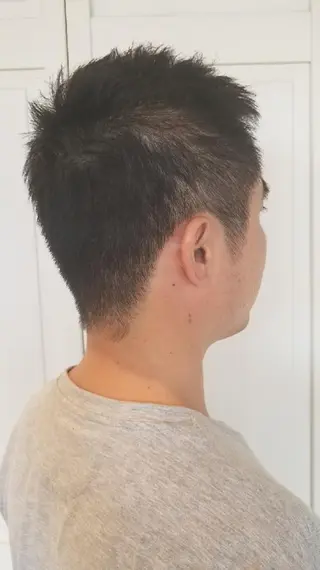 メンズ ばんの かすみのヘアスタイル