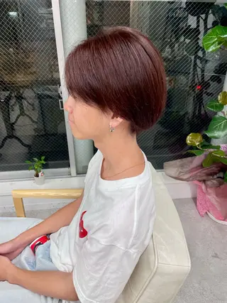 ショート メンズ 髪も心も健康に🤎 原亜希子のヘアスタイル