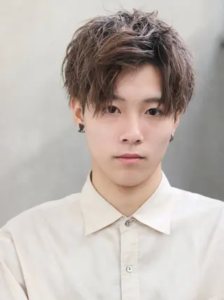 メンズ 江坂エリア最安値◎ ブリーチ*土田のヘアスタイル