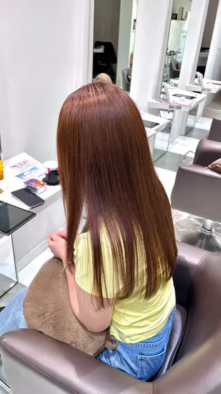 ロング Yuka/Aujua ソムリエ/髪質改善のヘアスタイル