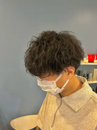 ショート パーマ メンズ 松林 大暉のヘアスタイル