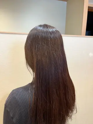 カラー 縮毛矯正/韓国風ヘア /ツバキのヘアスタイル