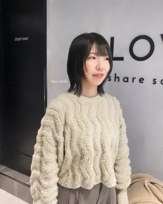 ミディアム カラー マンツーマン半個室 tamuraのヘアスタイル