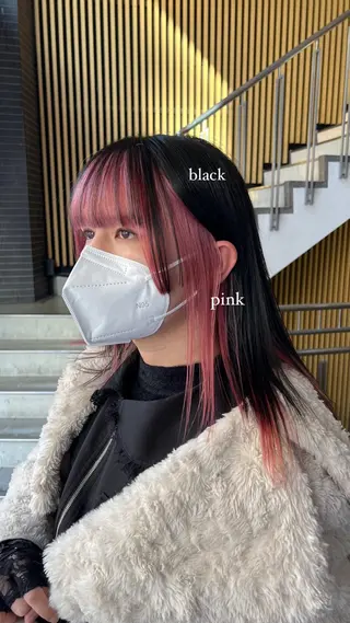 ミディアム カラー 🩷  ayaka 🩷のヘアスタイル