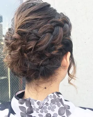 ヘアアレンジ くまがい みゆ【edge.】のヘアスタイル