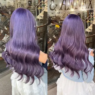 ロング カラー ハイライト/レイヤー /ハイトーン/AOIのヘアスタイル