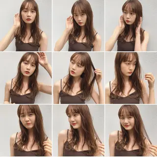 セミロング カラー マンツーマン半個室 tamuraのヘアスタイル