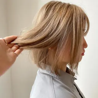 ショート カラー 清水 亮太／赤み消しカラーのヘアスタイル