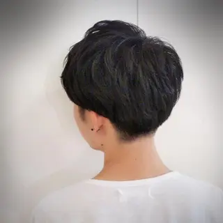 メンズ ショート 艶髪サラサラカラー 🌈前原健吾のヘアスタイル