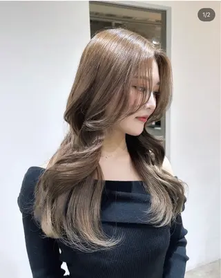 ロング 盛れるヘア♡ 韓国Styleのヘアスタイル