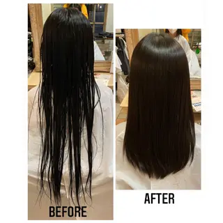 ロング 井上 日菜乃のヘアスタイル