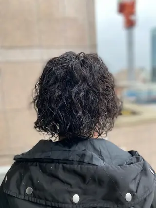 ショート パーマ メンズ ヨシダ フミノリのヘアスタイル