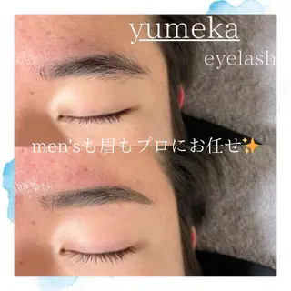 アイブロウ yume   eyelash所属・yumeka 【eyelash】のマツエク・マツパデザイン