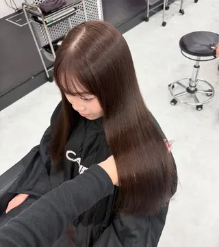 カラー 透明感ベージュ🤎 ナチュラルレイヤーのヘアスタイル
