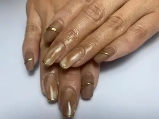 セミロング shandy nailのネイルデザイン