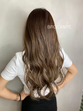 ロング カラー BROCANTE立川 karasawa.nのヘアスタイル