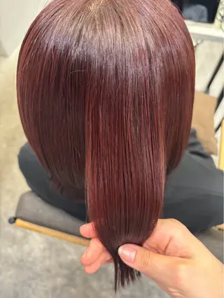 ショート 絶対綺麗な暖色カラー 🎯あります✨増渕✨のヘアスタイル