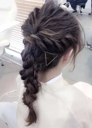 ロング ヘアアレンジ 山北 咲子のヘアスタイル