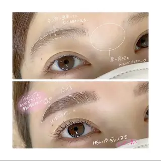 アイブロウ ロレインブロウ MOANAのマツエク・マツパデザイン