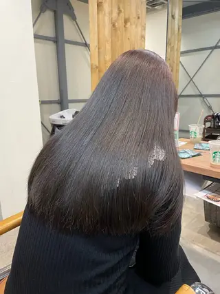 ロング カラー I-FLAT 暮石悠菜のヘアスタイル