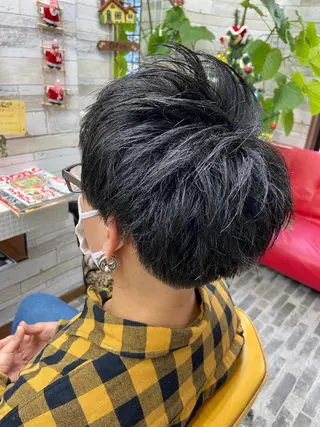 ショート メンズ 大坪 拓斗のヘアスタイル