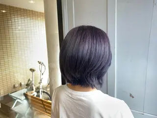 ショート カラー ツキダテ ユイのヘアスタイル