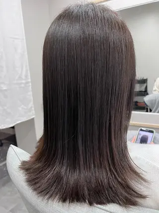 セミロング カラー liL  hair サトウリョウタのヘアスタイル
