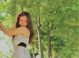 セミロング カラー パーマ 徳永 博志のヘアスタイル