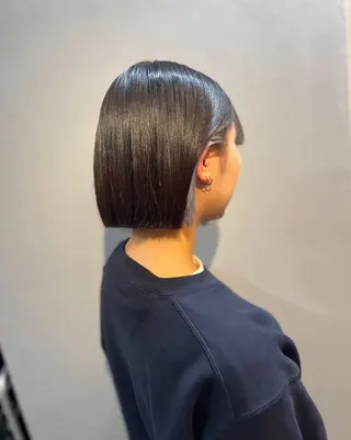 ショート カラー 神戸ボブ✂️ ioe三宮/田 伸佳のヘアスタイル