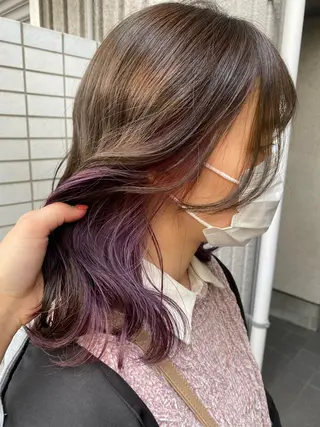 セミロング ari/ヘアセット レイヤーカット✂︎のヘアスタイル