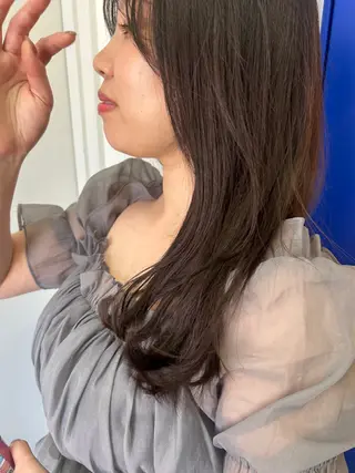 ロング カラー 久木原 ゆりのヘアスタイル