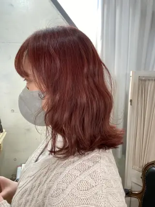 ミディアム カラー ヘアアレンジ マエダ　カズエ🫶 coronahairのヘアスタイル