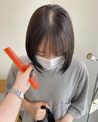 ミディアム カラー mir MIYUのヘアスタイル