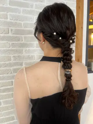 ロング ヘアアレンジ Topstylist YUKIのヘアスタイル