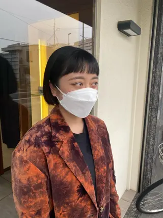 ショート 川上 麻梨阿のヘアスタイル