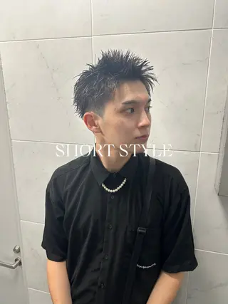 ショート パーマ メンズ 💈メンズ短髪特化 ✂︎伊藤大輝💈のヘアスタイル